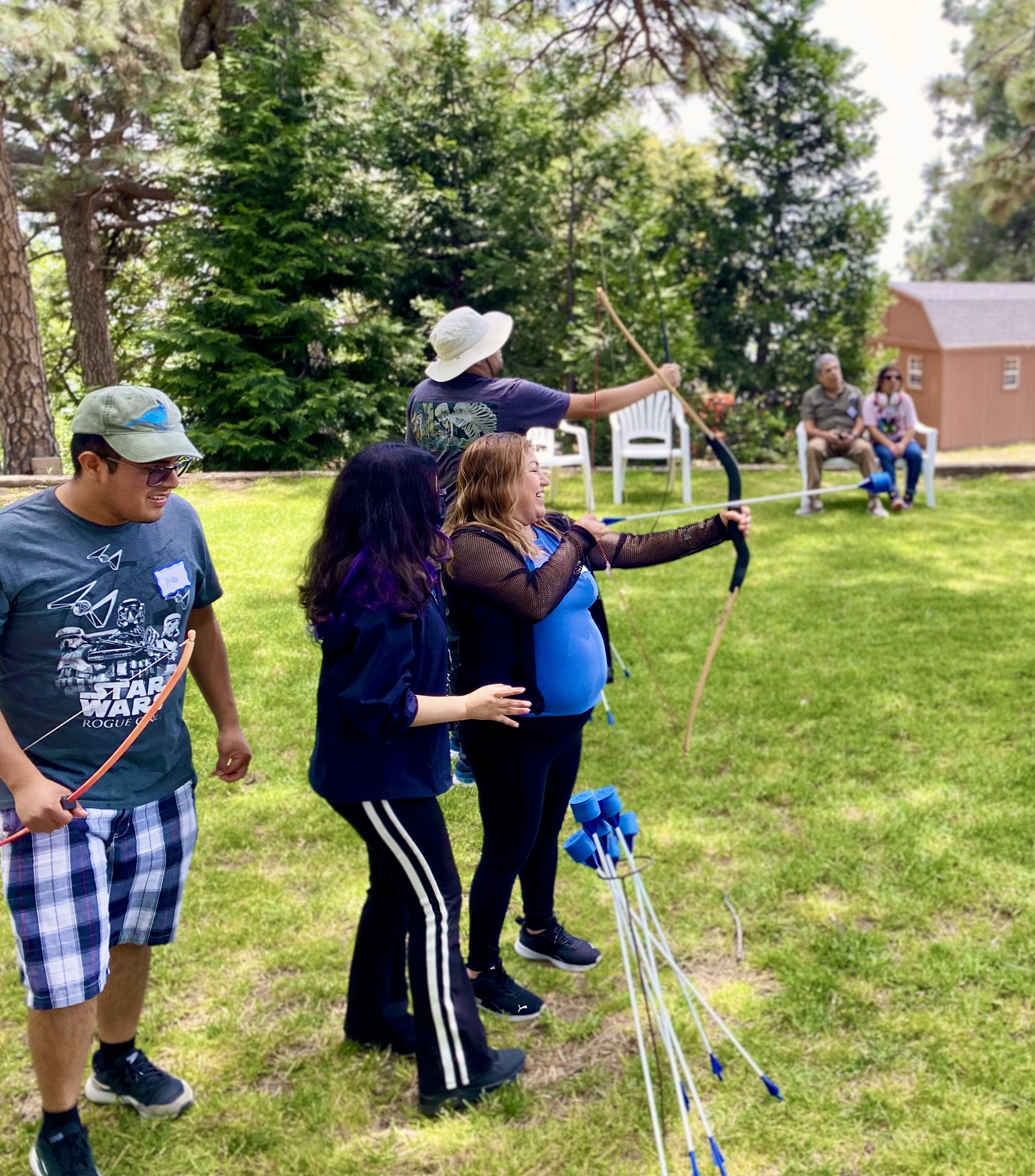 Grupos de Padres Abriendo Puertas Spanish led day at Camp Paivika